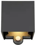 Globo LED-Wandleuchte Veronika Alu, Eisen, Stahl & Metall Schwarz