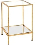 Haku Beistelltisch Faro Glas Gold