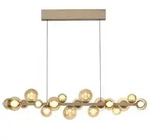 Neuhaus PURE LED-Pendelleuchte E-Popup Alu, Eisen, Stahl & Metall Braun Bronze