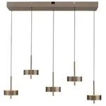 Q SMART HOME LIGHTS LED-Pendelleuchte Q-Rotate Alu, Eisen, Stahl & Metall Braun