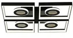 Paul Neuhaus LED-Deckenleuchte Traforo Alu, Eisen, Stahl & Metall Schwarz