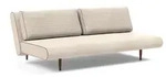 INNOVATION LIVING Schlafsofa Unfurl Lounger Cord Wei&szlig; Ivory