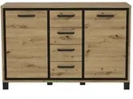 FORTE Kommode Farida Holzoptik Artisan-Eiche
