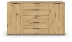 Kommode Flipp Holzoptik Braun Eiche