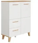 Paidi Highboard Oscar Dekor Wei&szlig;