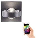 Q SMART HOME LIGHTS LED-Wandleuchte Q-Mia Alu, Eisen, Stahl & Metall Grau Anthrazit