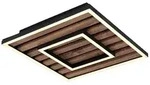Globo LED-Deckenleuchte Woody Alu, Eisen, Stahl & Metall 30 x cm