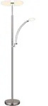 Globo LED-Stehlampe Tirana Alu, Eisen, Stahl & Metall Silber Nickel matt
