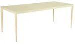 Brafab Gartentisch Bigby 195 x 90 cm Aluminium Gelb Lemon