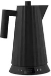 Alessi Wasserkocher Plisse 1700 ml Holz, Textil, Natur Schwarz