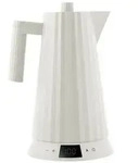 Alessi Wasserkocher Plisse 1700 ml Holz, Textil, Natur Wei&szlig;