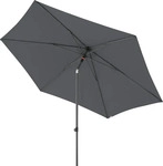 Doppler Marktschirm Grau myZone PushUp &Oslash; 300 cm