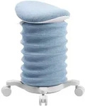 Sitness Aktiv-B&uuml;rostuhl 4D Stoff Blau