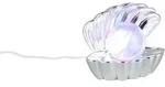 Reality LED-Tischleuchte Shelly Kunststoff Silber Chrom