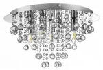 Nowa Deckenleuchte London Alu, Eisen, Stahl & Metall Silber Chrom 46 cm