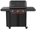 Weber Gasgrill Genesis E-330WR STEALTH Schwarz / Rot