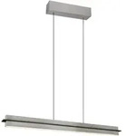 Trio LED-Pendelleuchte Emerson Metall Silber Nickel matt