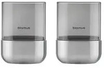 blomus Windlicht Calma 2tlg. Edelstahl Silber