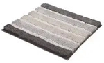 Kleine Wolke Badteppich Phoenix 60 x cm Baumwolle Silber