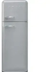 smeg K&uuml;hl-Gefrierkombination FAB30RSV6 Metall Silber