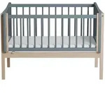 Paidi Beistellbett Little Cloud 50 x 89 cm Dekor Mattblau