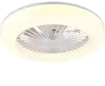 Reality Leuchten Deckenventilator Mora Kunststoff Wei&szlig;