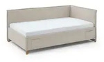 meise.m&ouml;bel Polsterbett Fun mit Lattenrost Stoff Beige 140 x 200 cm