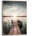 Reinders Wandbild 50 x 70 cm Scandic Jetty Holz Blau