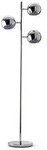 KARE DESIGN Stehlampe Calotta Chrom, Alu, Nickel, Stahl Silber 151 cm