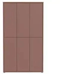FORTE Garderobenschrank Alice Springs Orange Terrakotta