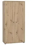 FORTE Schrank Faik Holzoptik Braun Eiche
