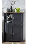 Innostyle Highboard Jasmin Dekor Grau Graphit