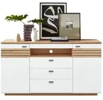 Wohnconcept Sideboard Duron Dekor Wei&szlig;