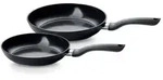 Fissler Pfannenset Essential 2tlg. Aluminium Schwarz