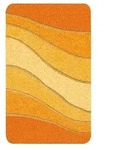 Kleine Wolke Badteppich Ocean 55 x 65 cm Polyacryl Orange Safran