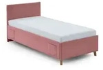meise.m&ouml;bel Polsterbett Cool 140 x 200 cm Cord Rosa Rose