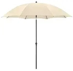 Doppler Marktschirm myZone Manual &Oslash; 200 cm Stahl Beige Natur