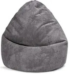 Sitting Point Sitzsack Beanbag Shara XXL Cord Grau Anthrazit