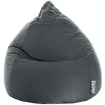 Sitting Point Sitzsack Beanbag Easy XL Mikrofaser Grau Anthrazit