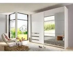 WIMEX Schwebet&uuml;renschrank Level 36 250 x 216 cm Dekor Wei&szlig;