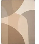 Biederlack Kuscheldecke Lava Light 150 x 200 cm Mischgewebe Beige / Braun