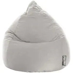 Sitting Point Sitzsack Beanbag Easy XL Mikrofaser Grau