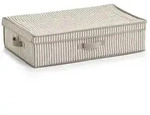 Aufbewahrungsbox Stripes Kunststoff Beige L (Large)