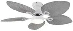 Globo Deckenventilator Elise Alu, Eisen, Stahl & Metall Grau