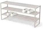 Spinder Design Schuhregal Rex Stahl Grau Taupe