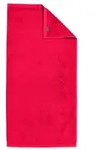 Vossen G&auml;stetuch Vegan Life 40 x 60 cm Baumwolle Rot Kirsche