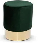KARE DESIGN Hocker Cherry Stoff Gr&uuml;n Dunkelgr&uuml;n