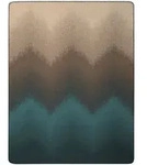 Biederlack Kuscheldecke Blue Fade 150 x 200 cm Mischgewebe Blau / Braun