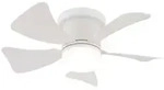 Globo Deckenventilator Hines Kunststoff Wei&szlig;