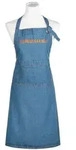 pad Sch&uuml;rze Denim Baumwolle Blau